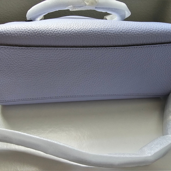 ♠️ NWT $359 Kate Spade Pebbled Leather Satchel Viola Flow - Picture 4 of 4